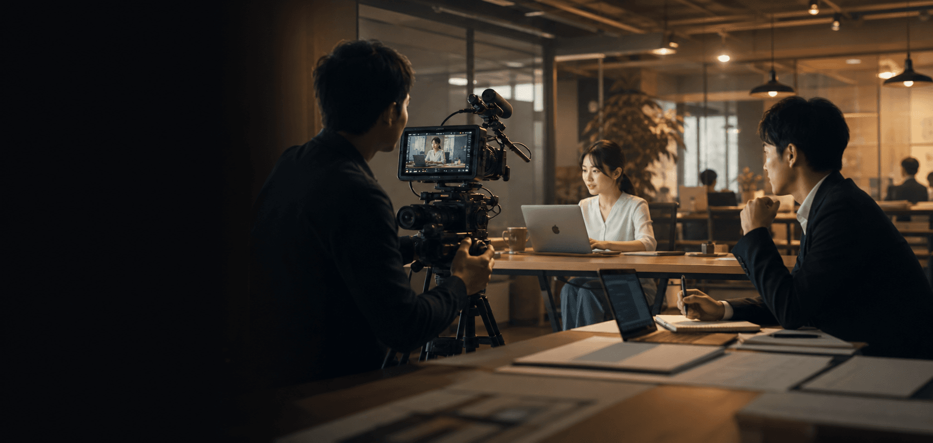 KYUTEの採用広報向け密着動画イメージ